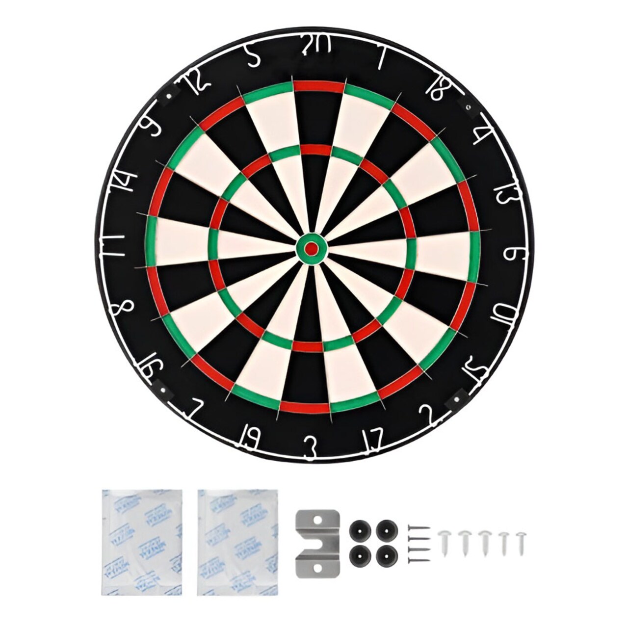 Professional Sisal Fiber Dartboard for Home and Bar Self-Healing Tournament-Size Bristle Board